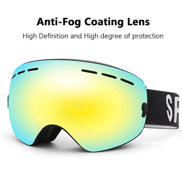 Rahmenlose/randlose TPU-Skibrille mit verspiegeltem UV-Schutz – Bang Long