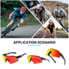 Verspiegelte, polarisierte MTB-Radsport-Sonnenbrille