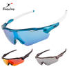 Winddichte Sport-Sonnenbrille mit HD-Linse und halbem Rahmen 