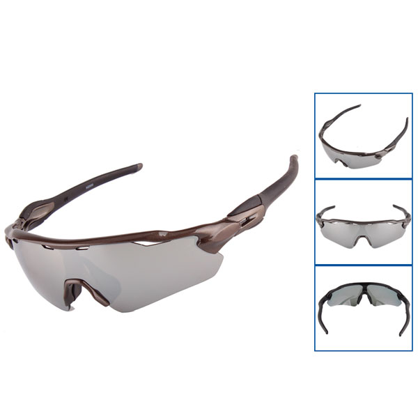 Winddichte Radsport-Sonnenbrille mit HD-Linse und halbem Rahmen – Bang Long