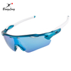 Winddichte Sport-Sonnenbrille mit HD-Linse und halbem Rahmen 