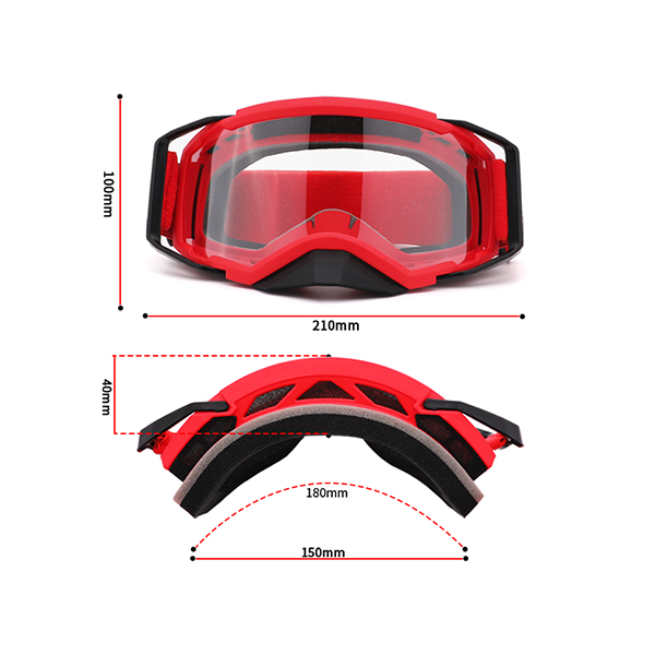 Off Road Anti-Fog Klare Motocross-Brille – Bang Long