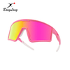 MTB verspiegelt mit Great View Sport-Sonnenbrille