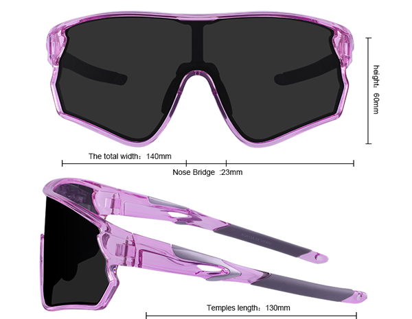 Baseball-Sonnenschutz mit photochromer Sport-Sonnenbrille – Bang Long