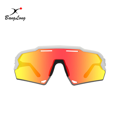 OEM Anti-Fog-Unisex-Sportsonnenbrille mit Spiegelglas zum Radfahren