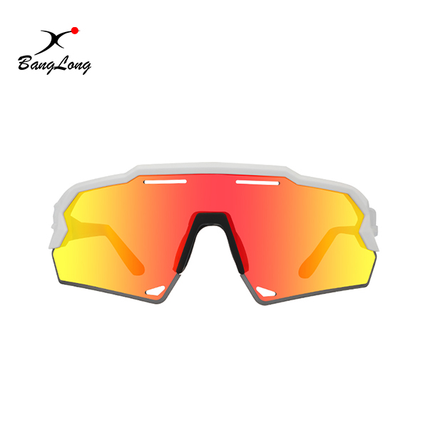 OEM Anti-Fog-Unisex-Sportsonnenbrille mit Spiegelglas zum Radfahren