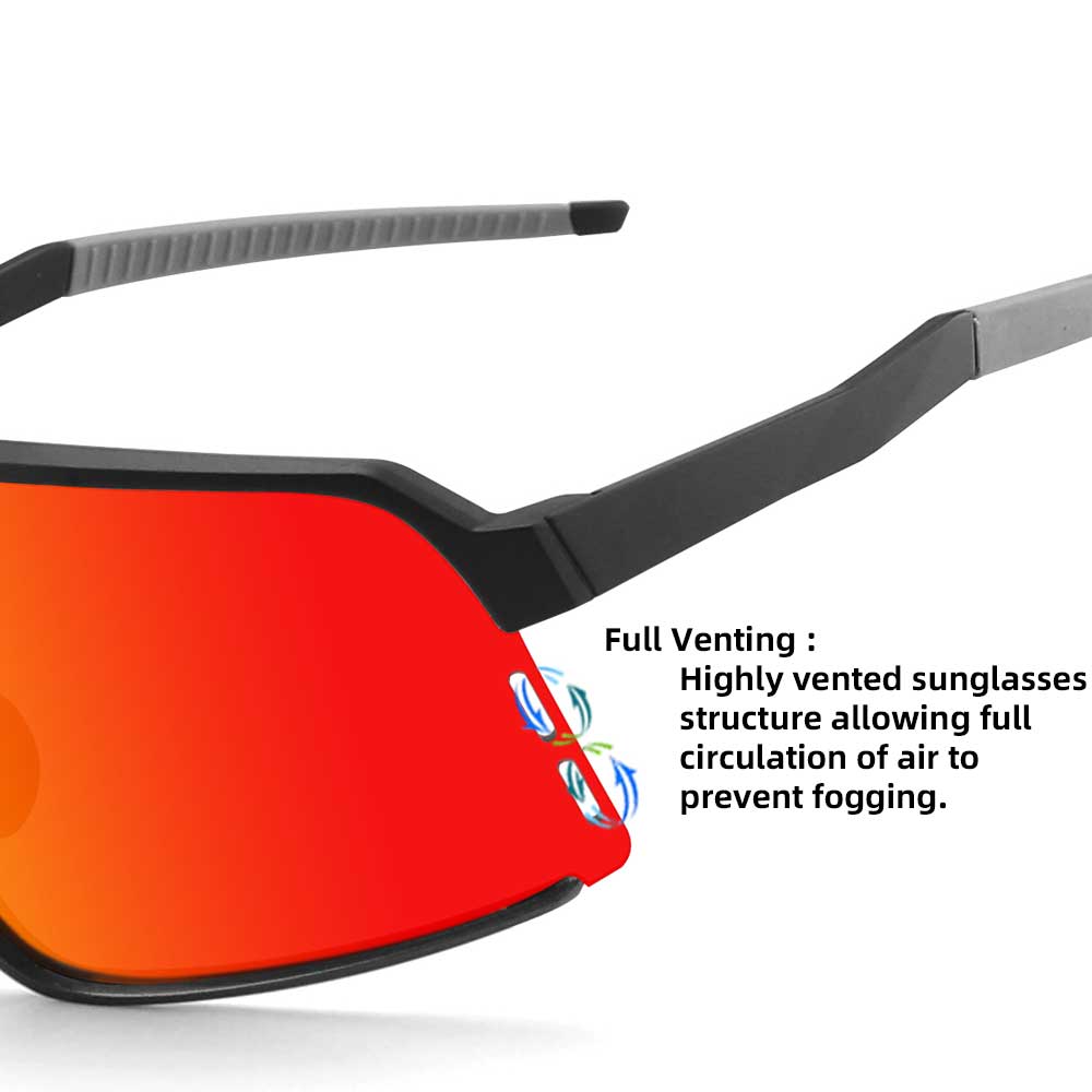 Bunte Radsport-Anti-UV400-Sportsonnenbrille – Bang Long