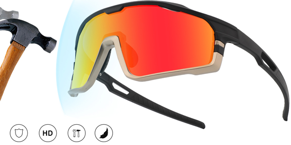 Elite Cycling Sport-Sonnenbrille für optimale Leistung – Bang Long