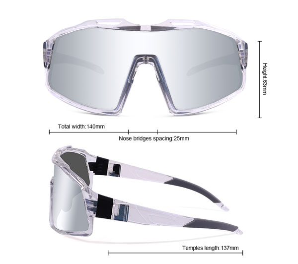 Mountainbike verspiegelt mit photochromer Sport-Sonnenbrille – Bang Long